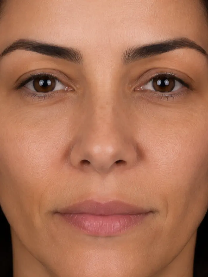 Rosto antes da harmonização facial