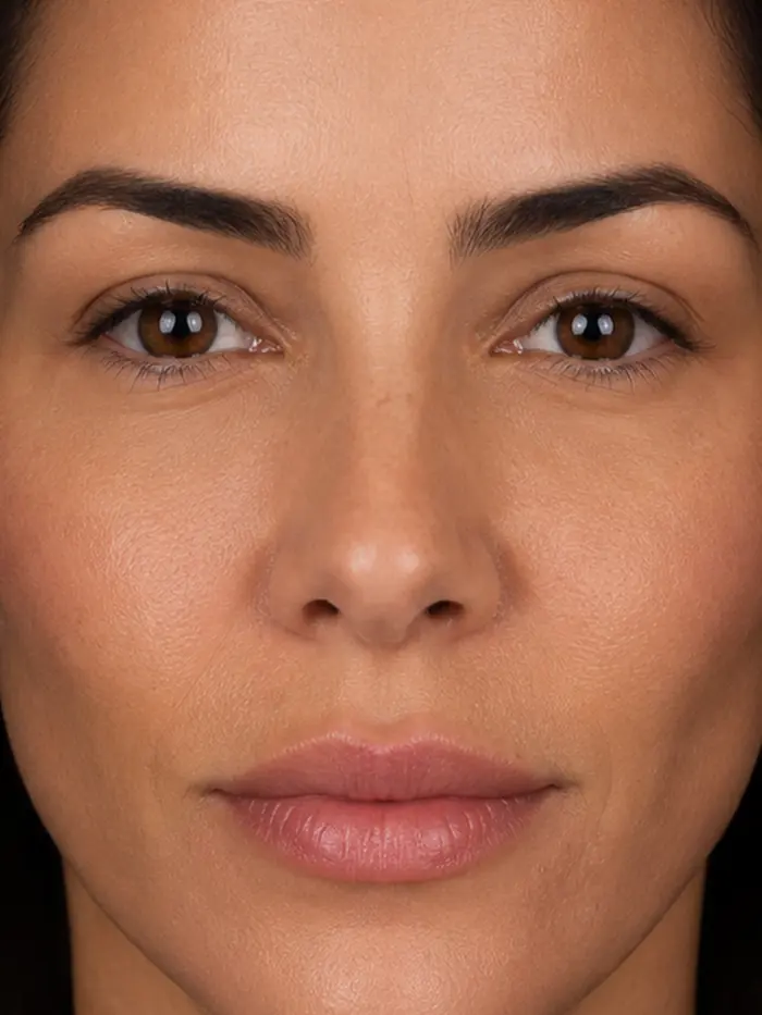 Rosto depois da harmonização facial